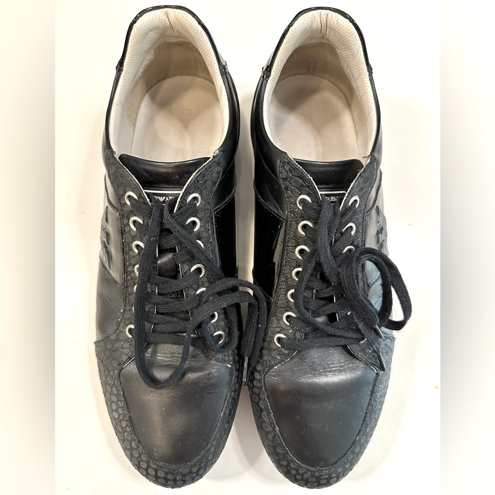 Emporio Armani Black Nero Shoes Size 11